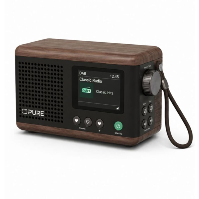 Radio DAB PURE Classic Mini Coffee Black/Walnt