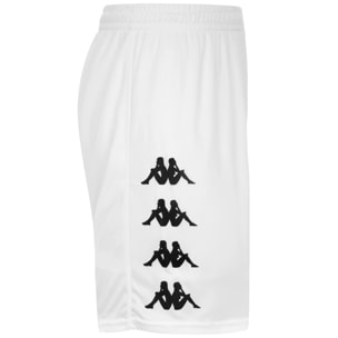 Kappa - Pantaloni Corti Uomo Bianco - Kappa4Football Curchet