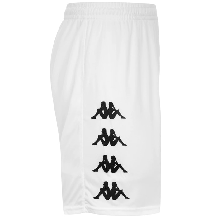 Kappa - Pantaloni Corti Uomo Bianco - Kappa4Football Curchet