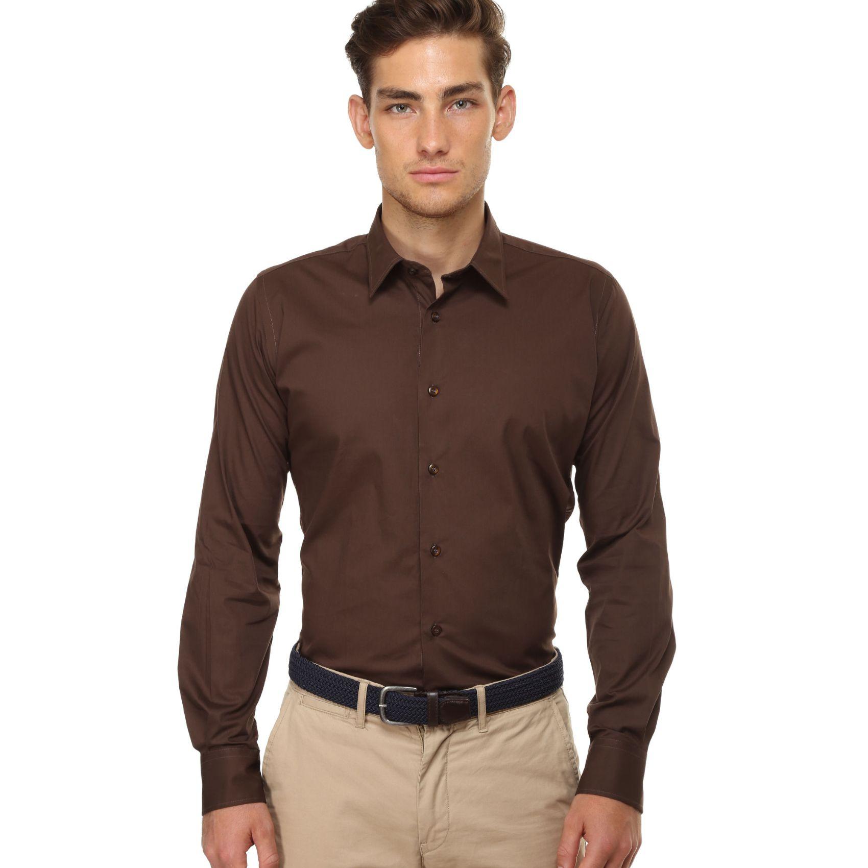 Camicia GRINO Marrone