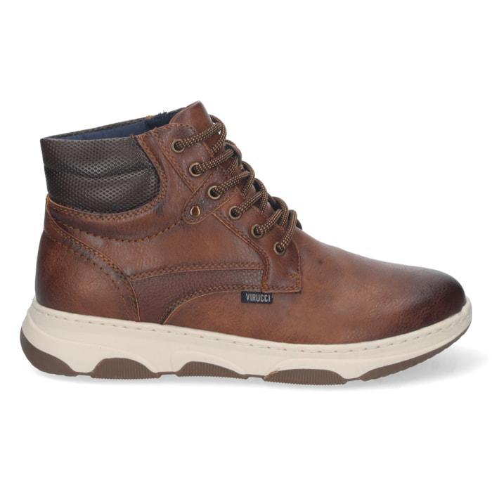 Botin de Hombre con Acolchado y Cordones