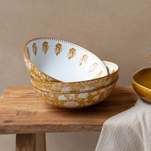 Lot de 6 assiettes creuses, AMBRE