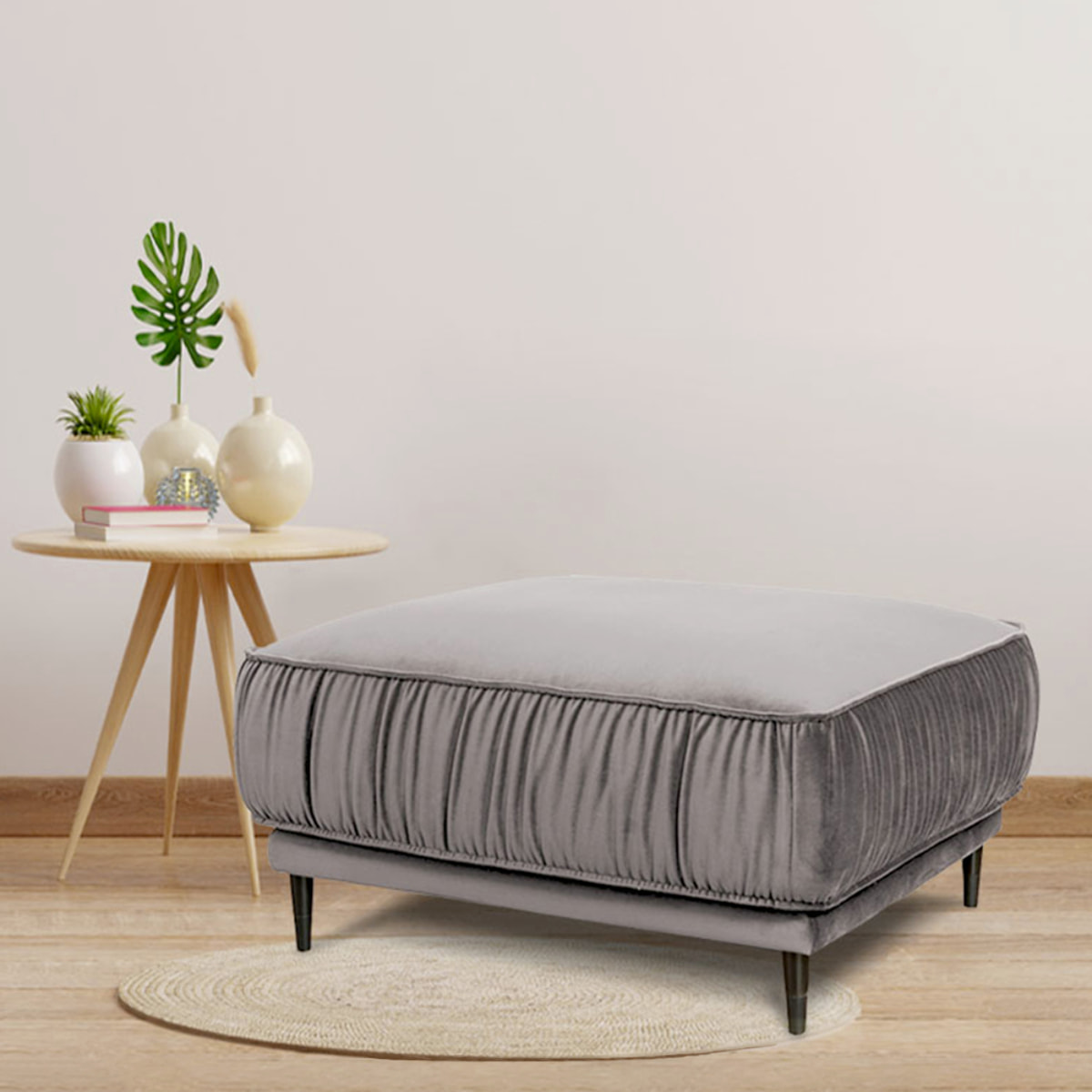 Pouf taille L Fiorenzo Velours