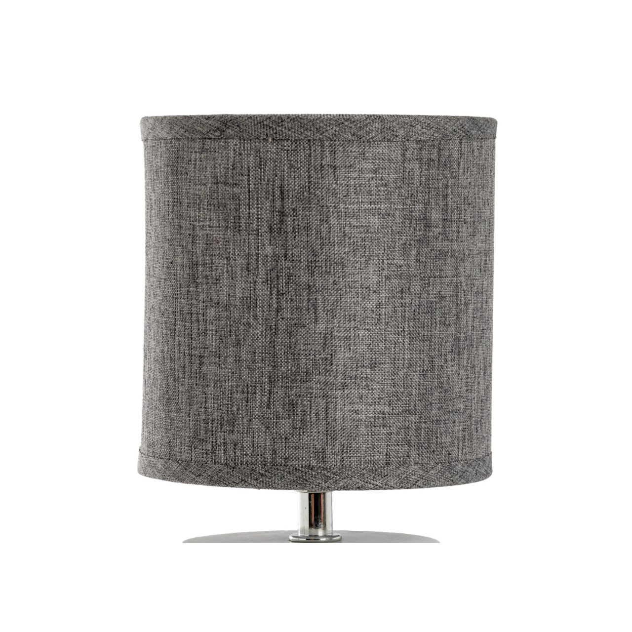 Lampada Da Tavolo Comodino Ricaricabile Accensione On/Off Modello Rodi Grigio