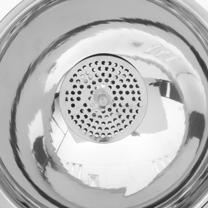 Entonnoir 13cm en inox avec filtre