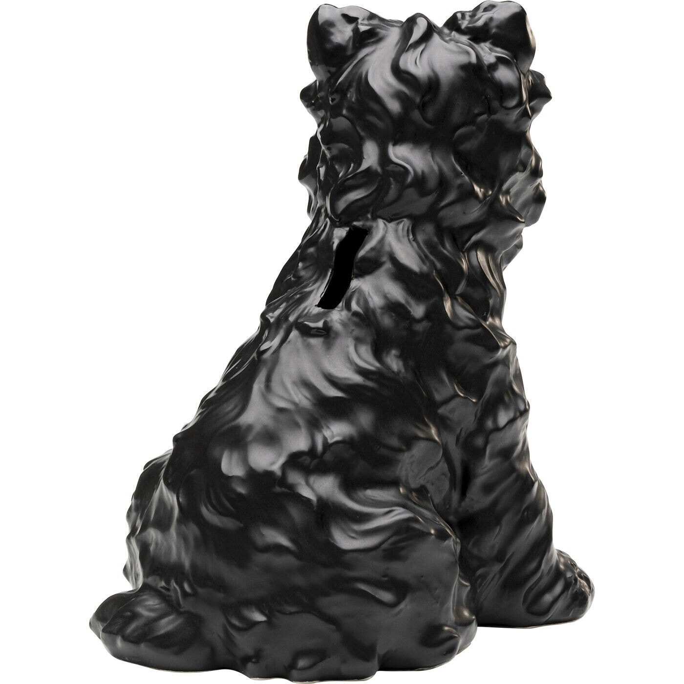 Tirelire Fox Terrier noir Kare Design
