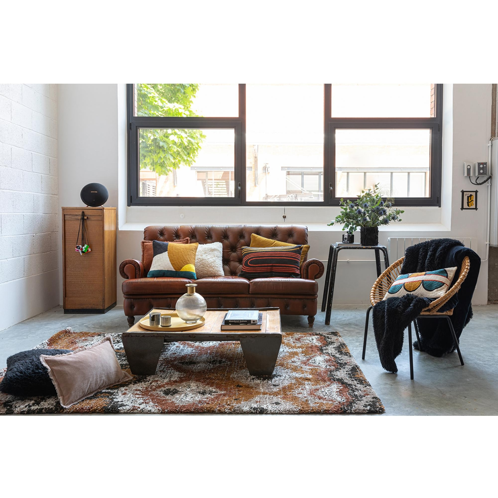 Coussin uni Fara