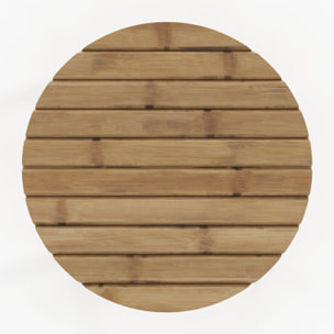 Tabouret de bar extérieur en bambou 74 cm - Polly