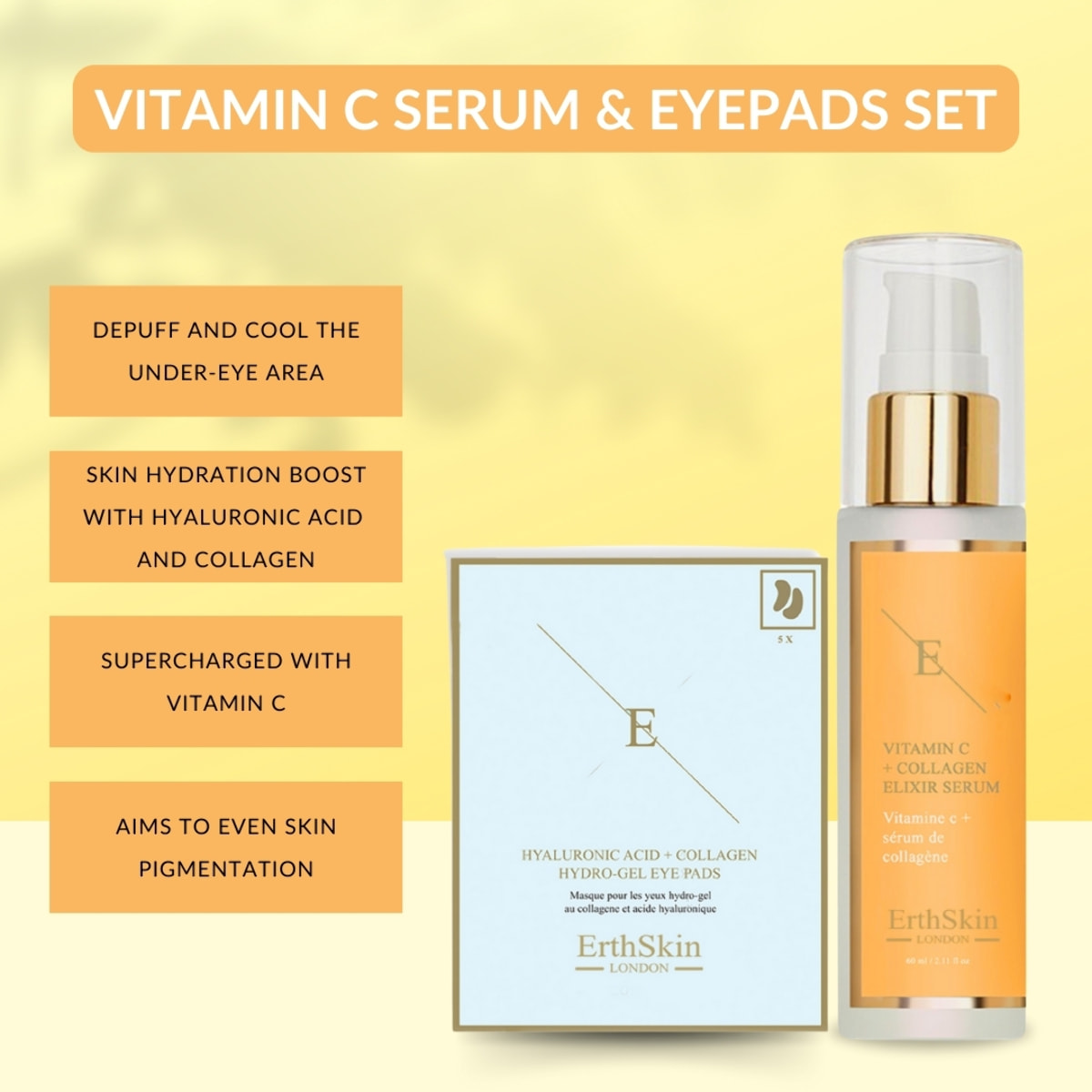 Dúo de vitamina C para ojos brillantes