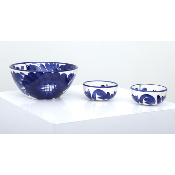 Set 3 Bowls - Azul - 20x20x10cm