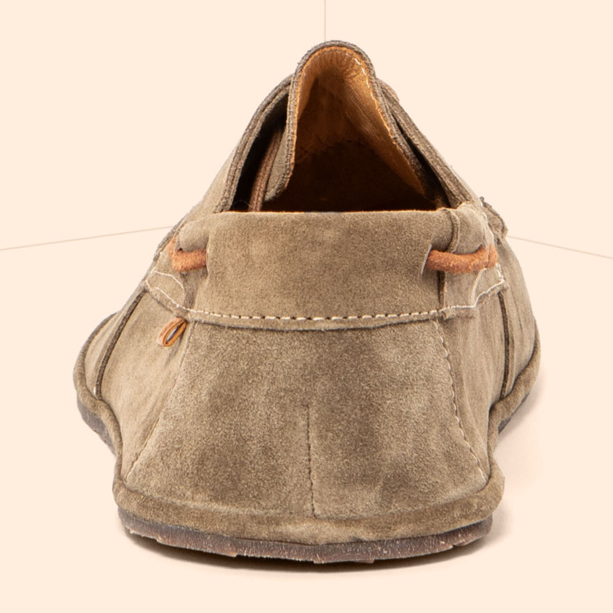 Zapatos N5675 SILK SUEDE LAND/ BARE color Land