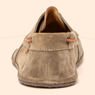 Zapatos N5675 SILK SUEDE LAND/ BARE color Land