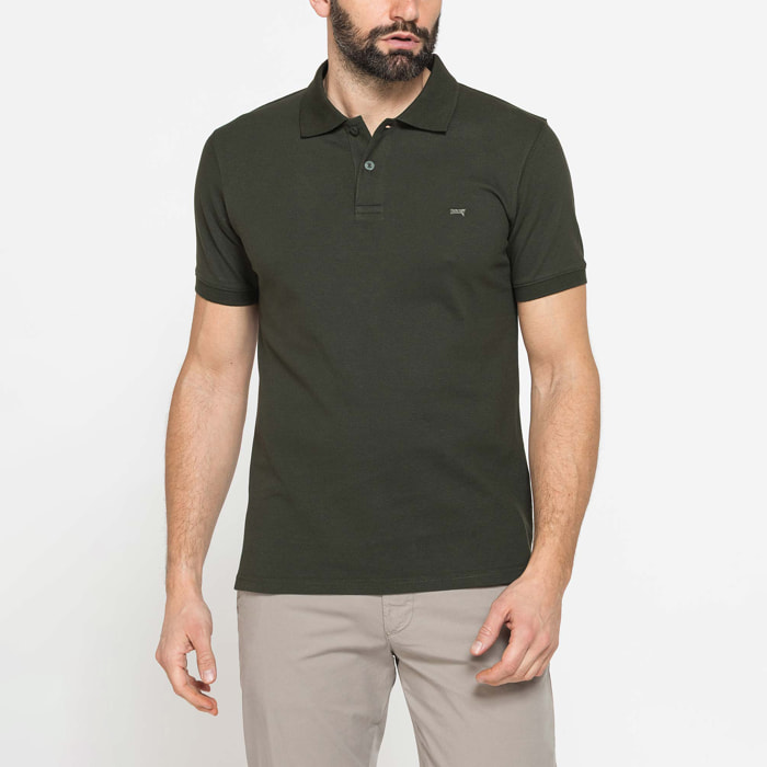 POLO MANICA CORTA TINTA UNITA IN DRY COTTON PIQUET
