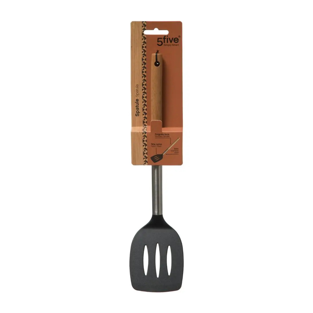 Spatule en nylon "Equilibre" bois noir