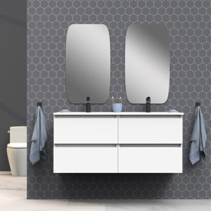 Ensemble de salle de bain IRONA 2C, 140cm, comprend lavabo et miroir