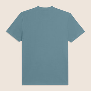 T-shirt in cotone con logo effetto gommato