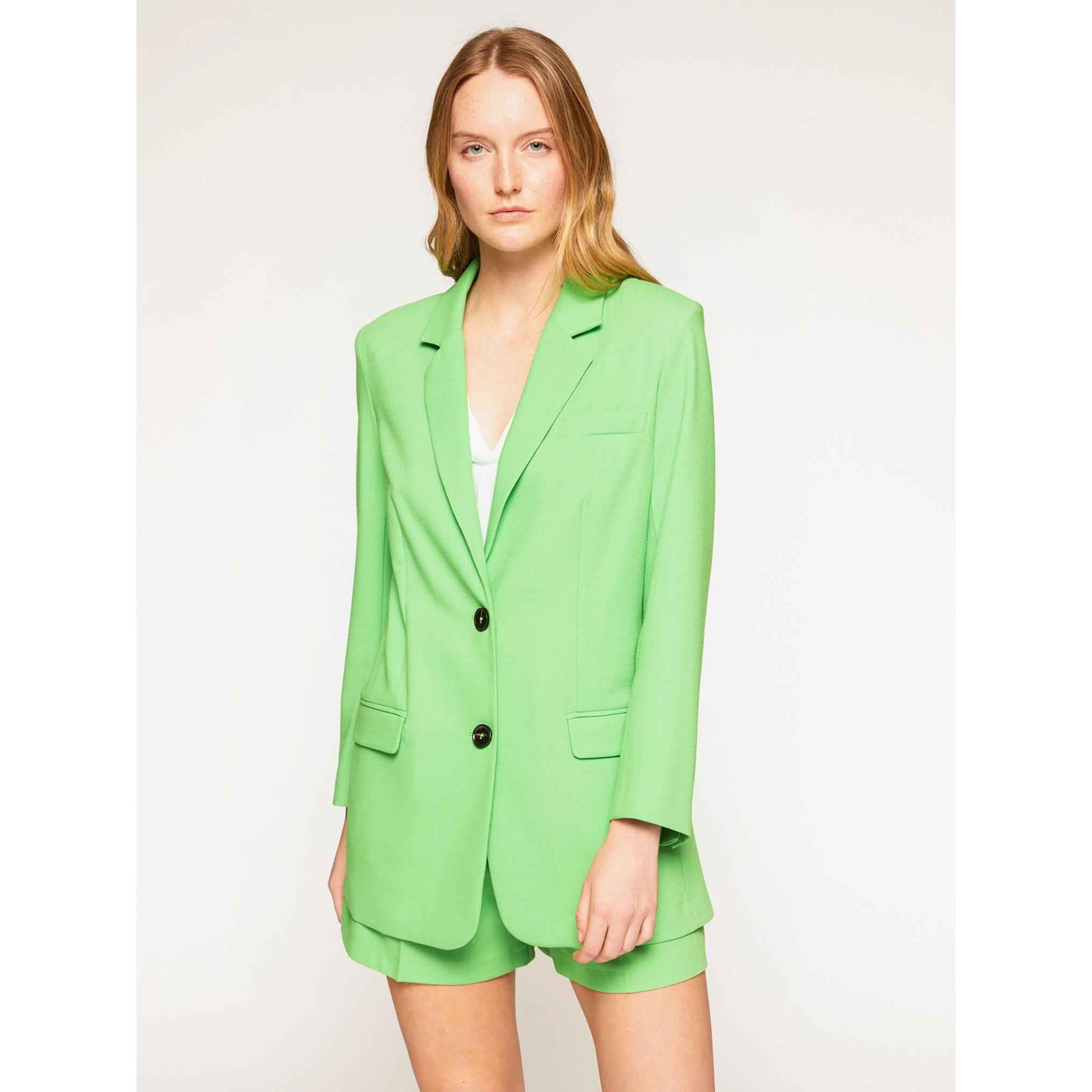 Motivi - Chaqueta blazer sin forro - Verde claro