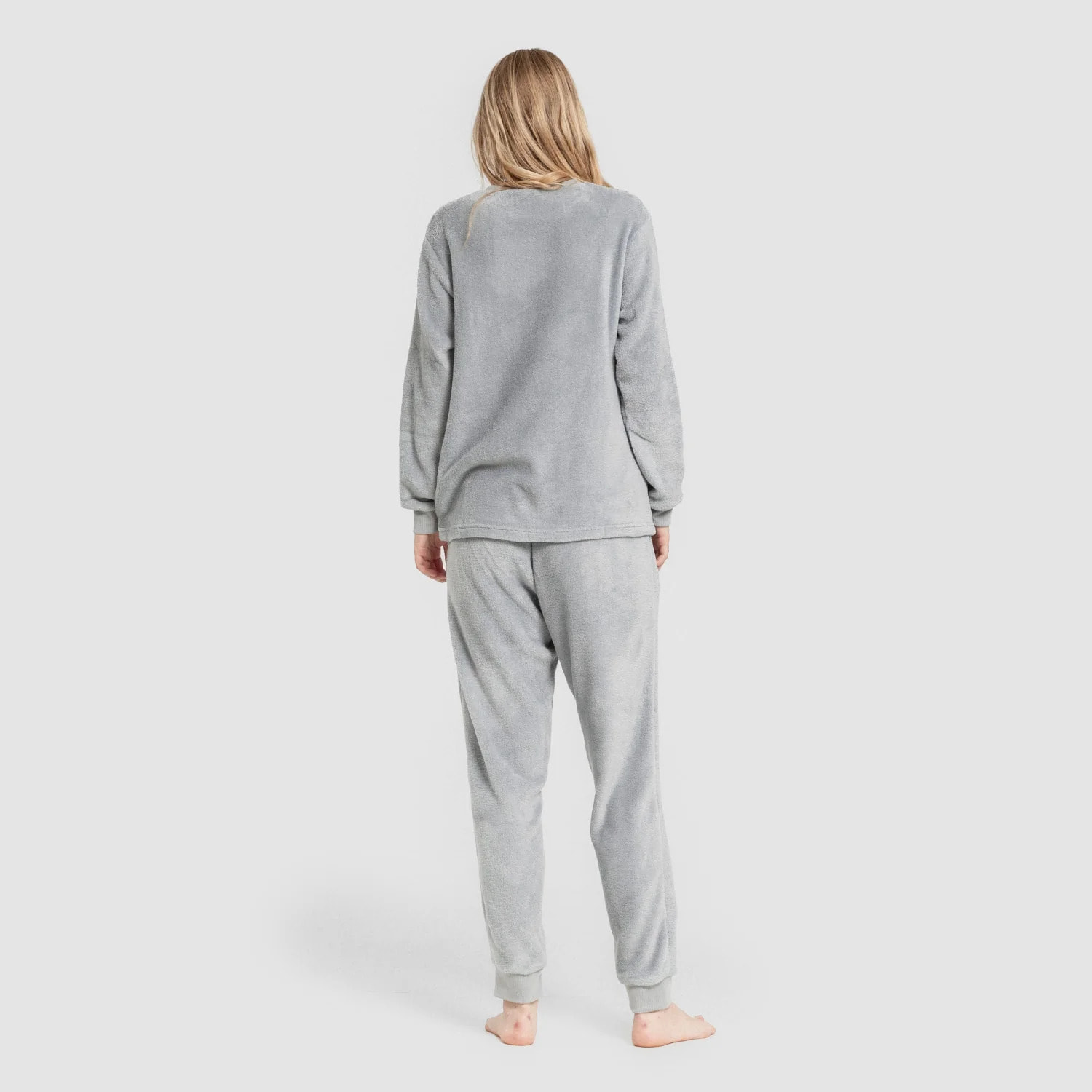 Pigiama coralina con polsini da donna hello wednesday indigo