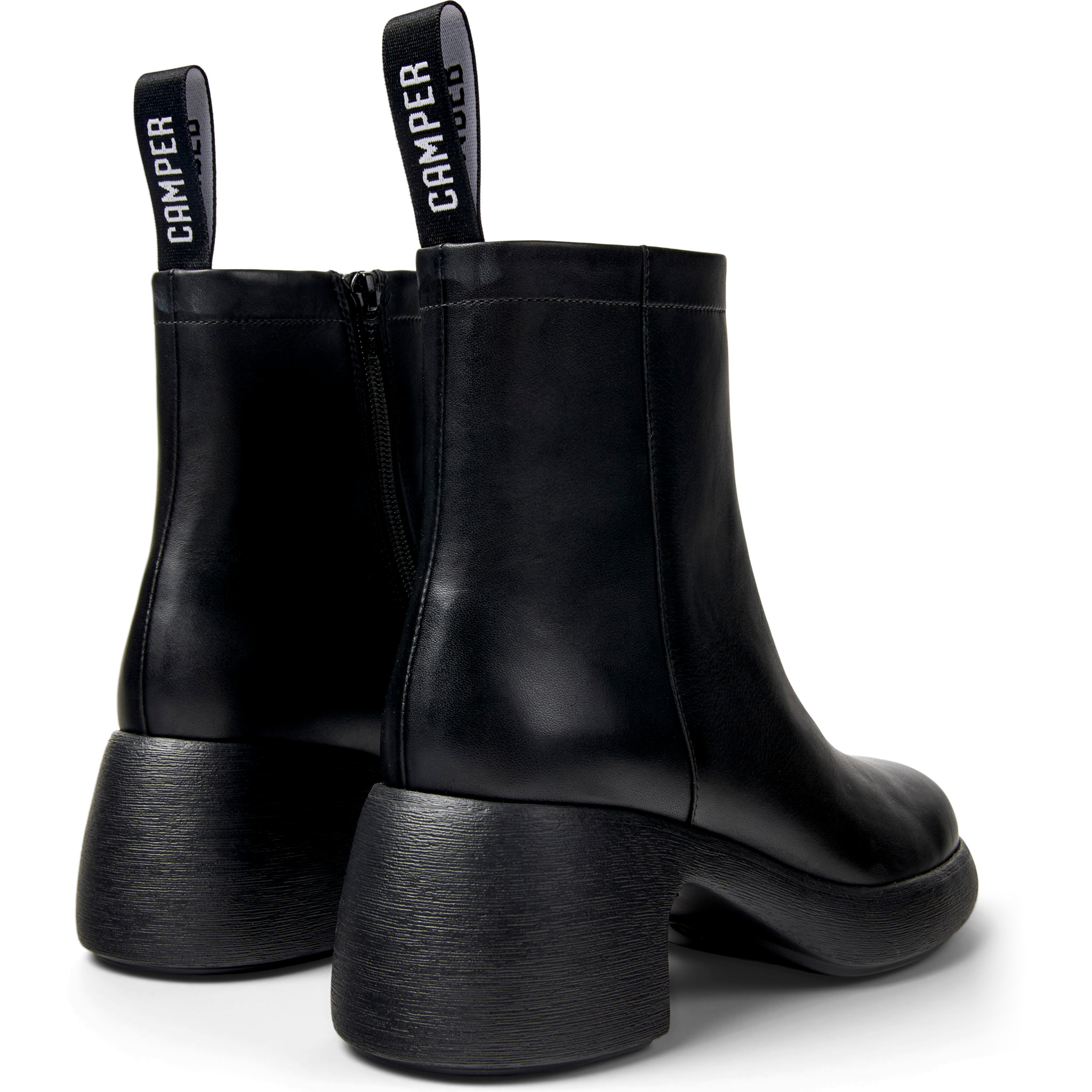 Botines - CAMPER Thelma II - Negro - Cuero liso