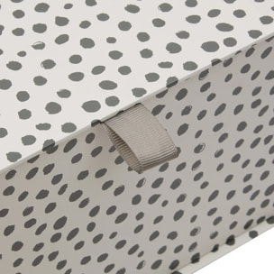 Lot de 4 boîtes Boxtab imprimé à pois