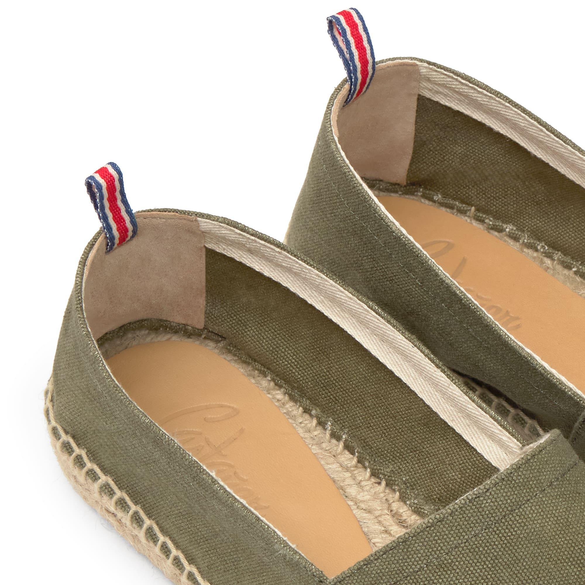 Icónica alpargata Pablo estilo camping en algodón orgánico lavado