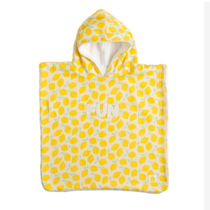 Poncho de bain bébé en coton