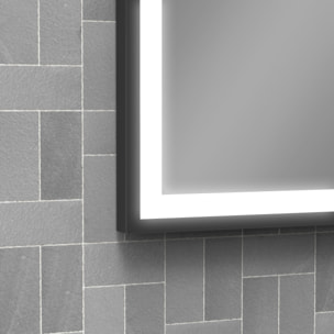 Miroir de salle de bain LED tactile Alday, 80 cm