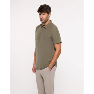 Polo Manga Corta Caqui - Biebu