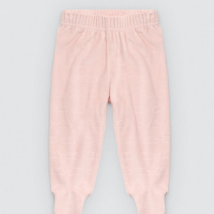 Completo neonato a maniche lunghe rosa Rainbowland