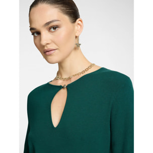 Elena Mirò - Abito in tricot - Verde