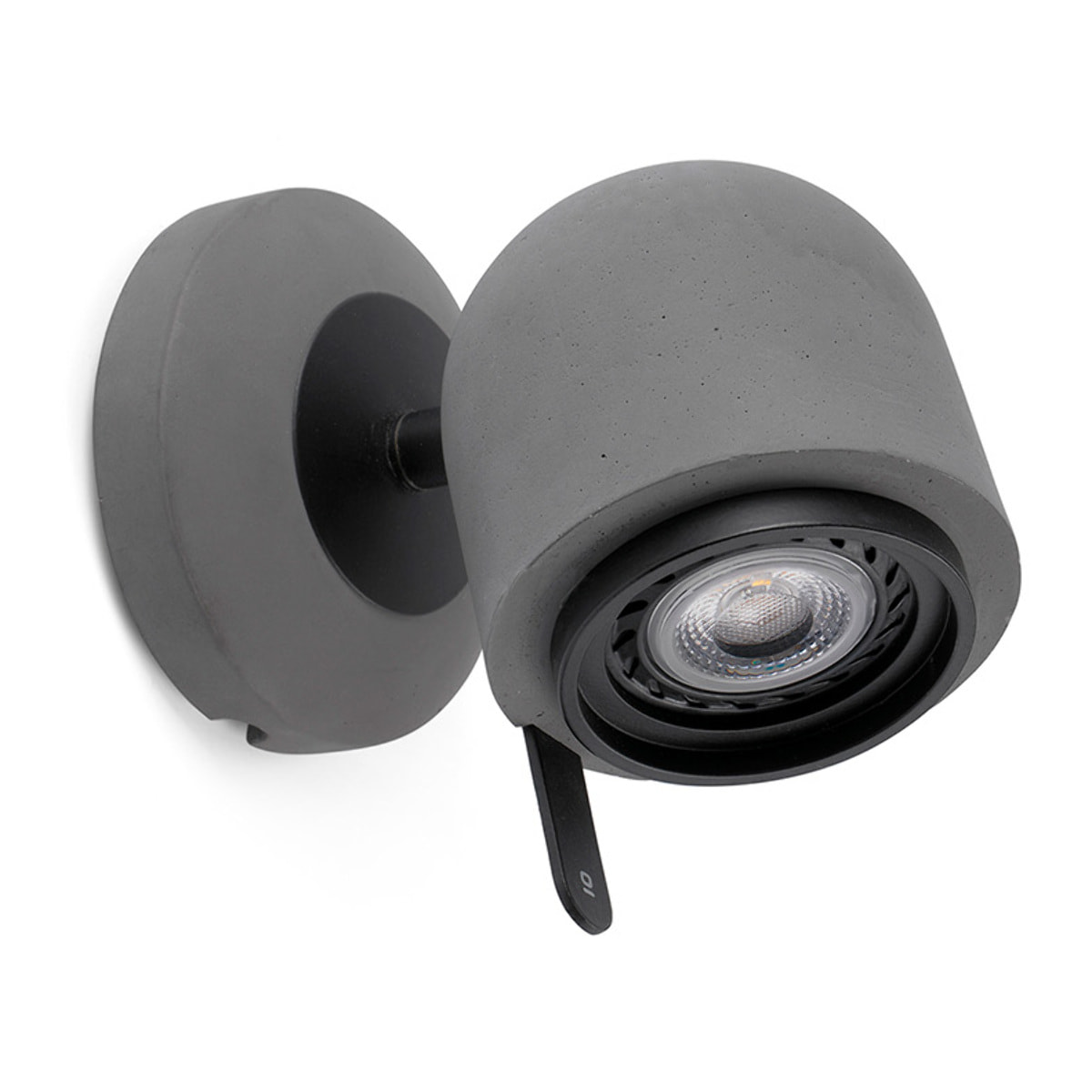 STONE Lampe applique gris roche