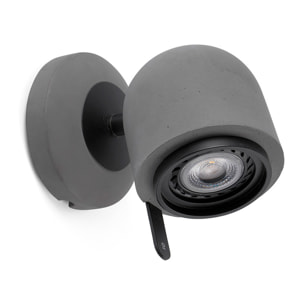 STONE Lampe applique gris roche