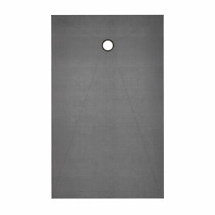 Bac receveur de douche à carreler 90x160cm recoupable sur mesure pour douche à l'italienne