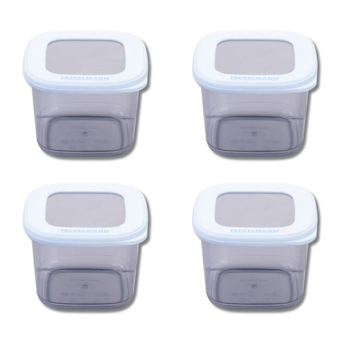 Lot de 4 Boîtes à Provisions Fackelmann Storage