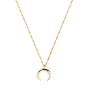 Collar Moonset Plata Baño Oro