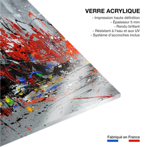 Tableau reproduction ville en mouvement Tableau plexiglas