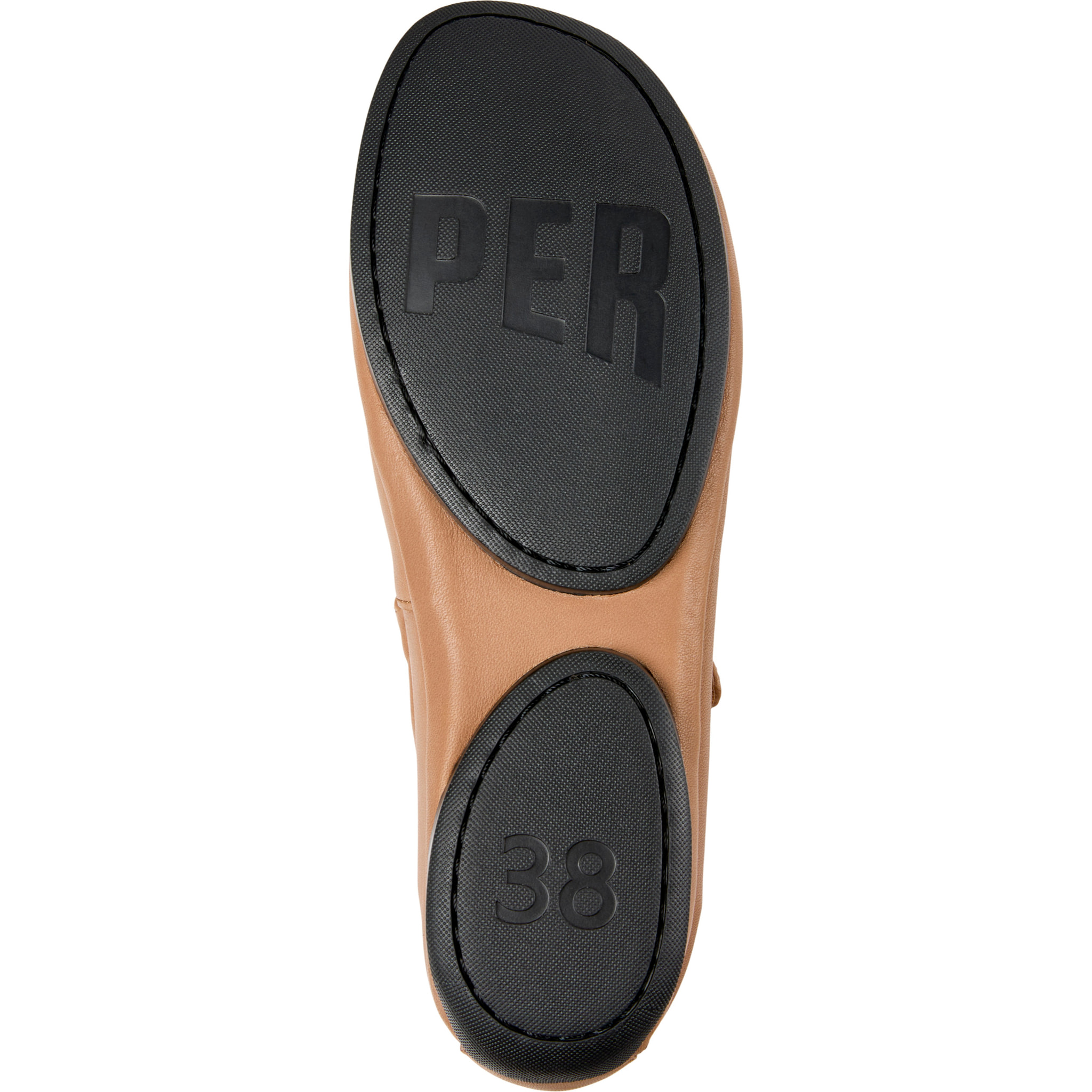 Bailarinas - CAMPER Right Nina - Beige - Cuero liso