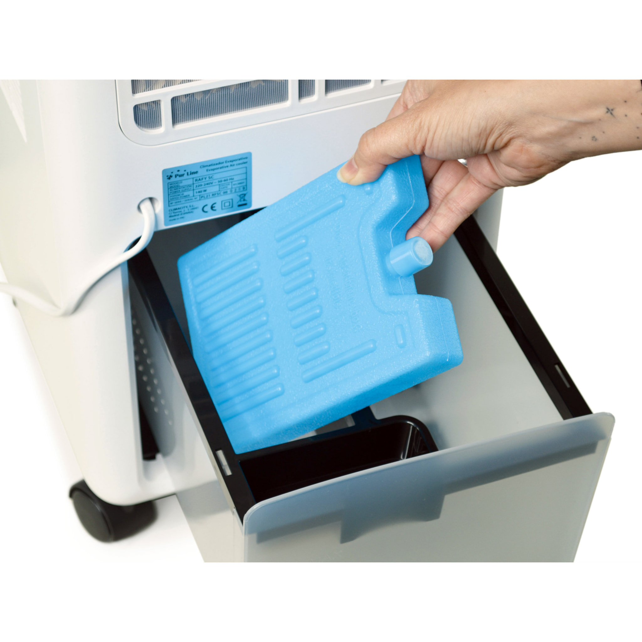 Climatizador Evaporativo con Sistema de Enfriado Automático del agua RAFY SC PURLINE