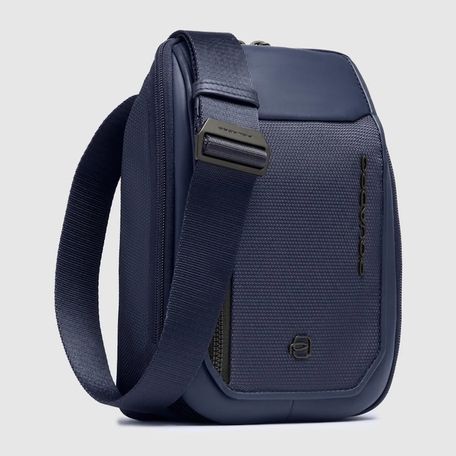 Piquadro Borsello porta iPad®mini in tessuto riciclato e pelle con tasca per CONNEQU 4.0