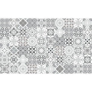 Sticker crédence adhésive - CARRELAGES GRIS - 60x100cm