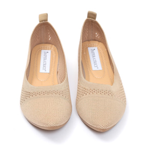 Ballerine in tessuto traforate