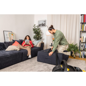 Shampouineuse Karcher SE 4- aspirateur injecteur extracteur - Puissance 1000W- double réservoir 2x4L- détacheur tapis moquette