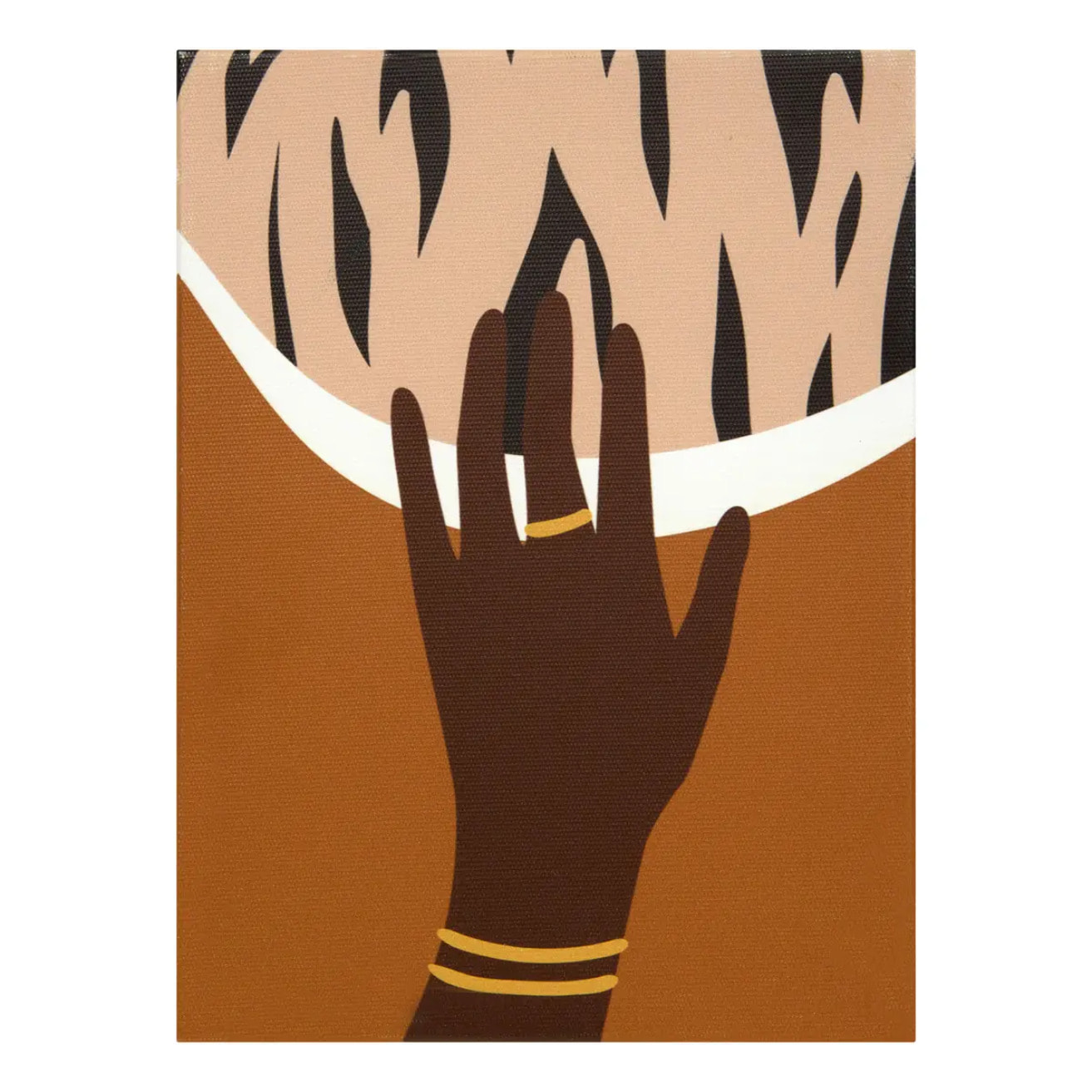 Toile imprimée Cynthia 25x25cm