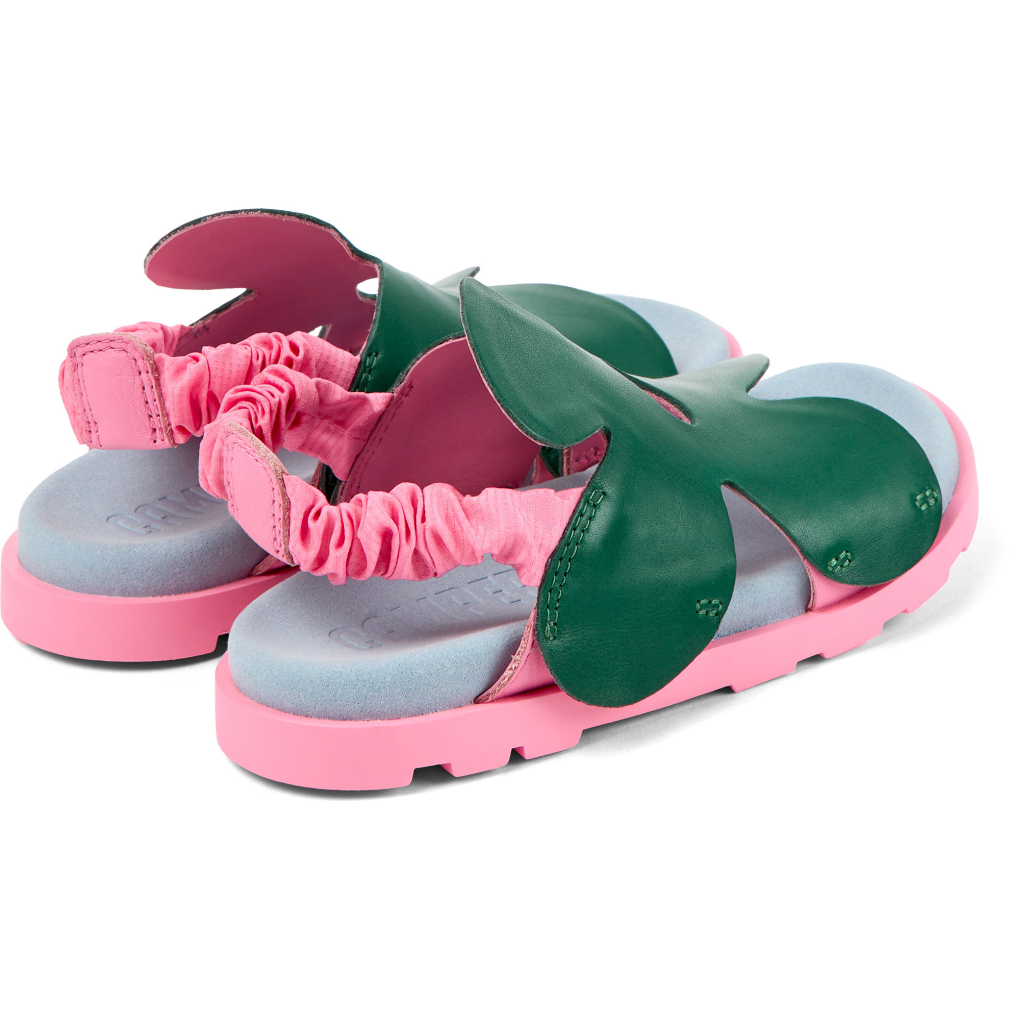 Sandalias - CAMPER Brutus - Verde - Cuero liso