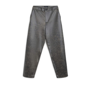 Pantalone slouchy similpelle