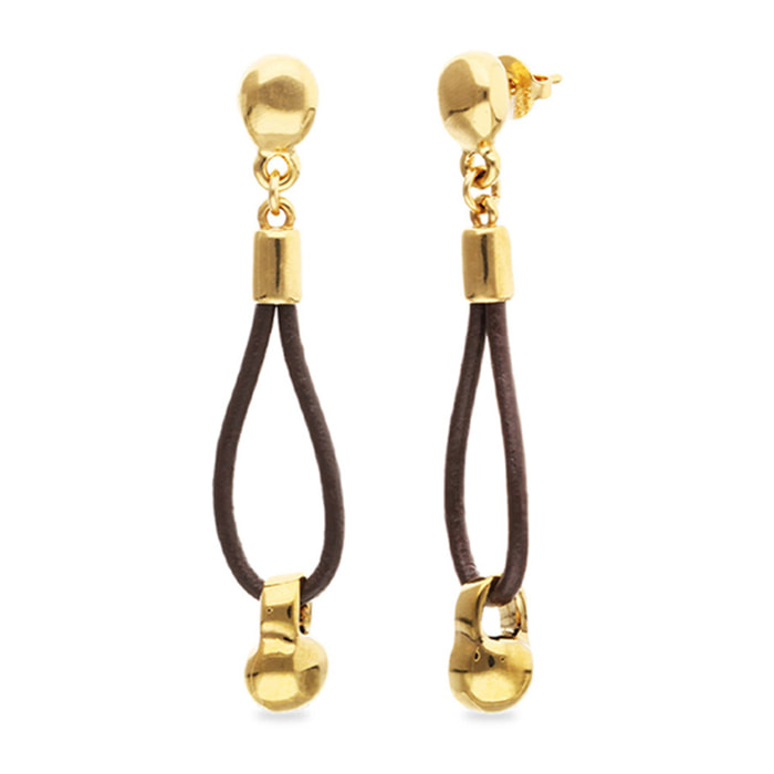 Pendiente GRAVEDAD DORADO U