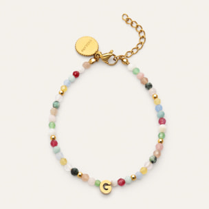 Pulsera Personalizada Letter Altea Color Acero Baño Oro