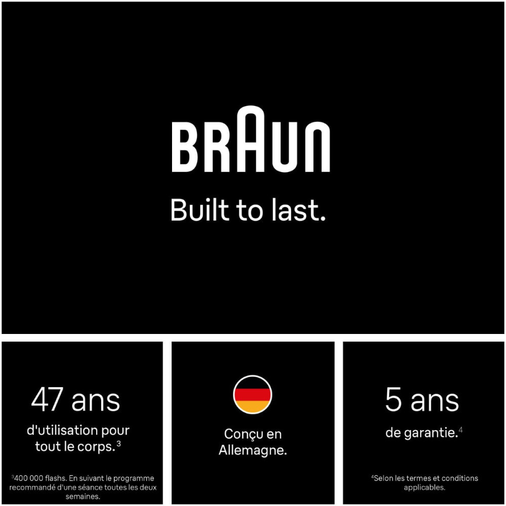 Braun Silk·expert Pro 5, Épilateur à Lumière Pulsée, Épilation à Domicile, 2 têtes, PL5221
