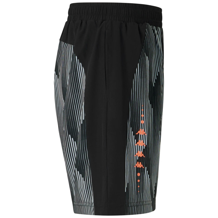 Pantaloni Corti Kappa Uomo Kombat Gelmon Nero