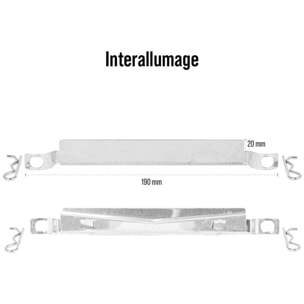 Lot de 3 interallumages